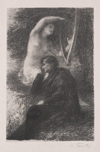 Lélio; The Aeolian Harp by Henri Fantin-Latour