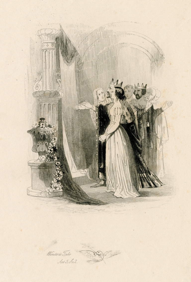 Leontes; O, thus she stood, even with such life of majesty… Winter’s tale, act 5, scene 3 by Joseph Kenny Meadows