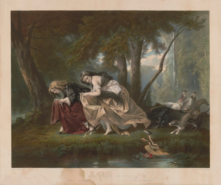 Les biches au bois by Claude Regnier