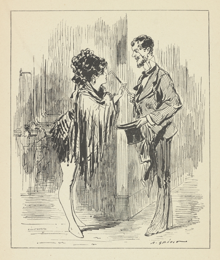 Les coulisses by Alfred Grévin