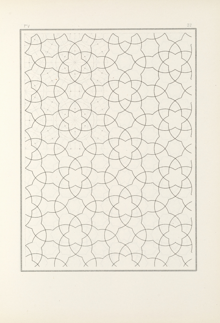 Les éléments de l’art arabe pl 037 by Jules Bourgoin