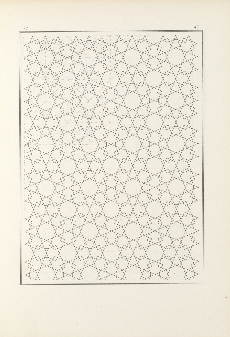 Les éléments de l’art arabe pl 047 by Jules Bourgoin