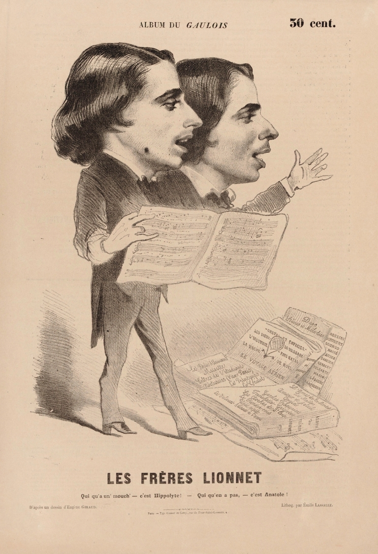 Les frères Anatole et Hippolyte Lionnet by Eugène Giraud