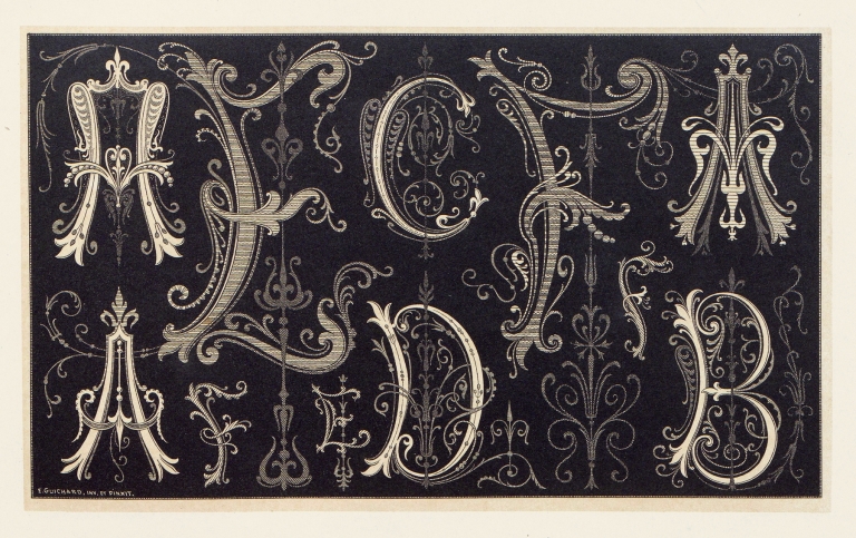 Les petits alphabets du brodeur Pl.05 by Édouard Guichard