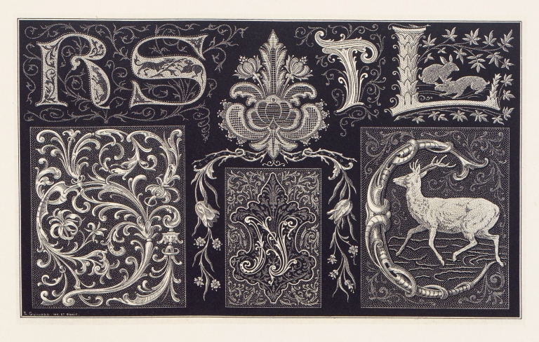 Les petits alphabets du brodeur Pl.12 by Édouard Guichard