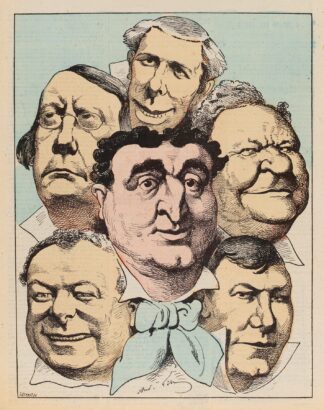 Les théâtres de Paris – Les Variétés by André Gill