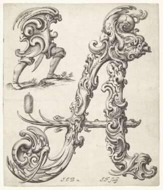 Letter A by Jeremias Falck