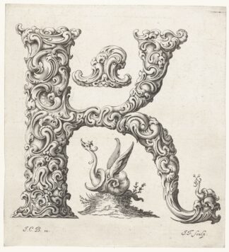 Letter K by Jeremias Falck