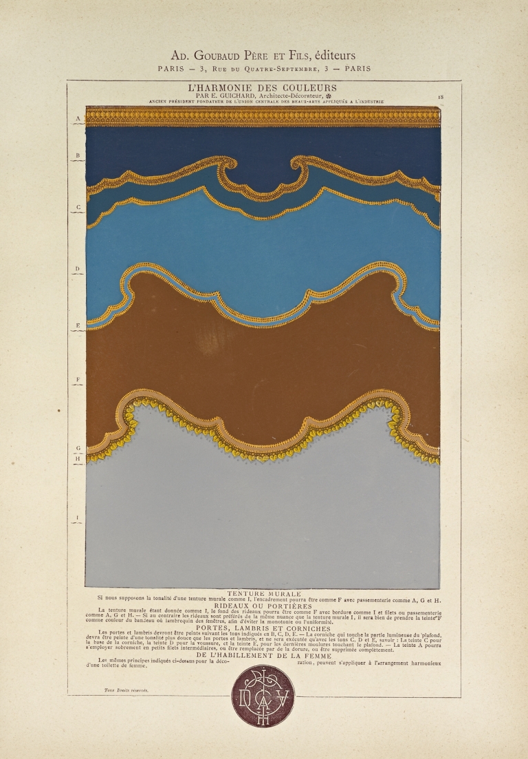 L’harmonie des couleurs Pl.019 by Édouard Guichard