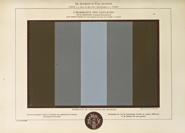 L’harmonie des couleurs Pl.041 by Édouard Guichard