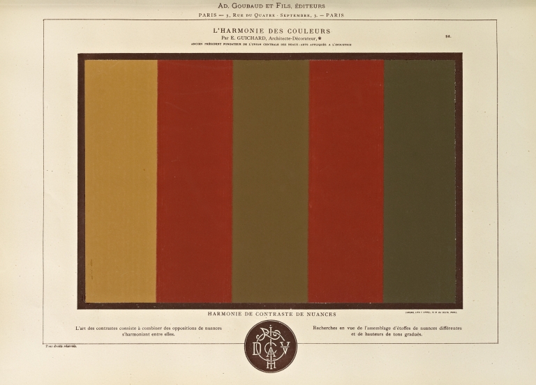 L’harmonie des couleurs Pl.044 by Édouard Guichard