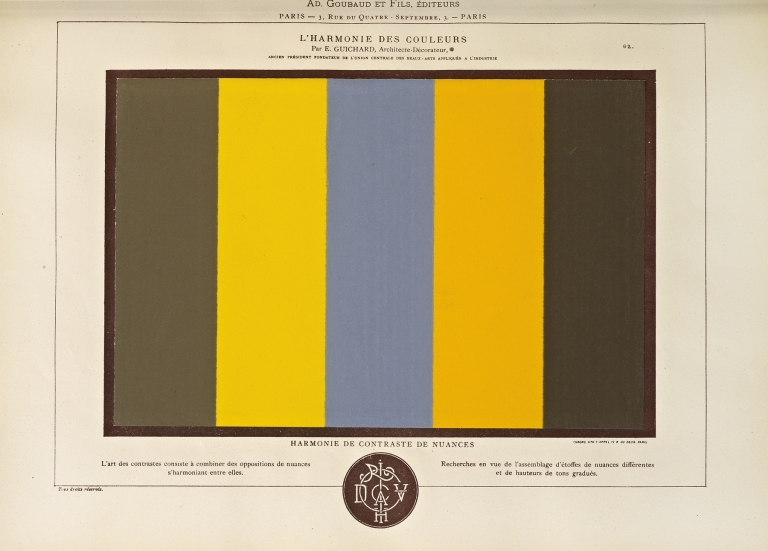 L’harmonie des couleurs Pl.052 by Édouard Guichard
