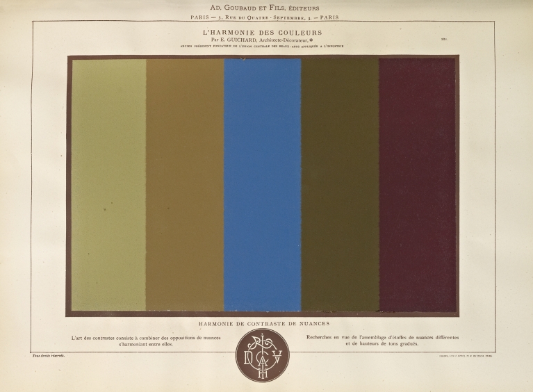 L’harmonie des couleurs Pl.055 by Édouard Guichard