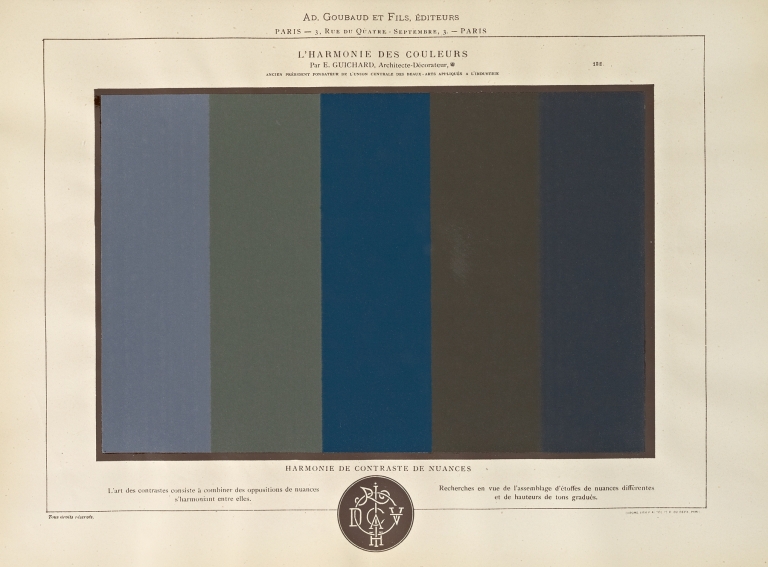 L’harmonie des couleurs Pl.073 by Édouard Guichard