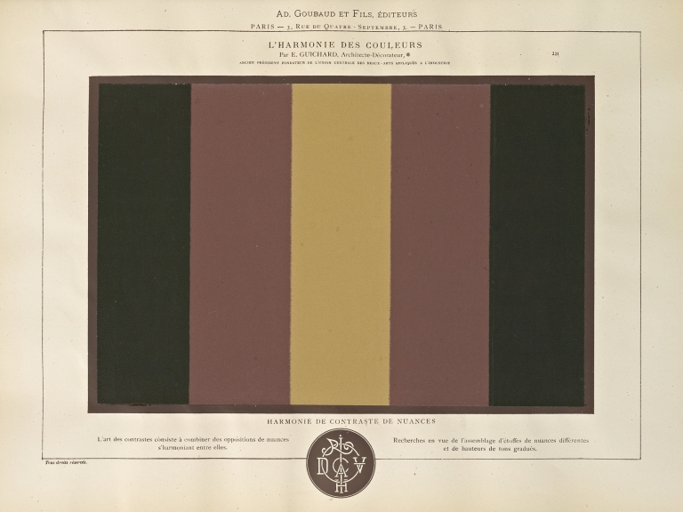 L’harmonie des couleurs Pl.080 by Édouard Guichard