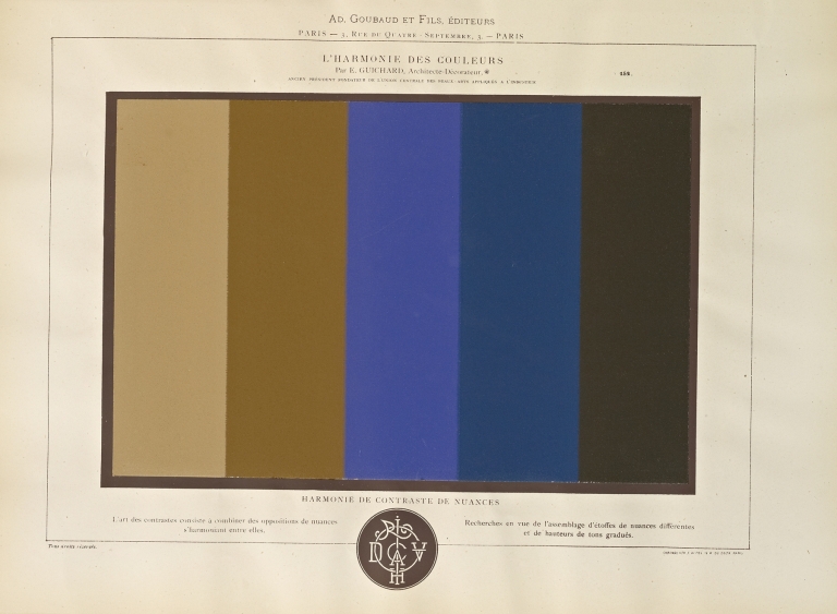 L’harmonie des couleurs Pl.100 by Édouard Guichard