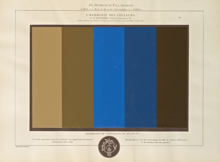 L’harmonie des couleurs Pl.104 by Édouard Guichard