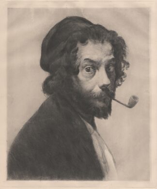 L’Homme à la pipe by Marcellin-Gilbert Desboutin