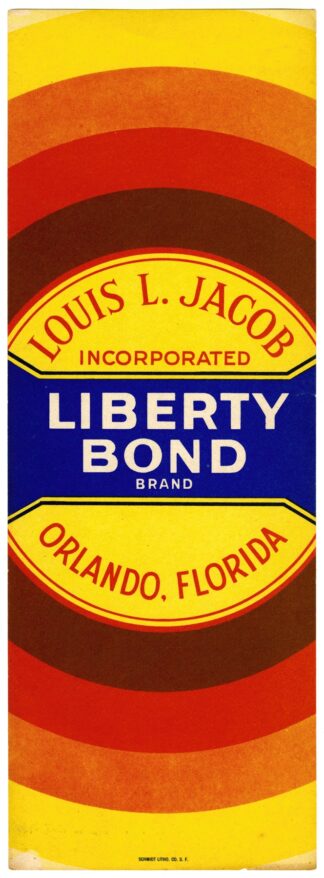 Liberty Bond Brand Produce Label by Anonymous