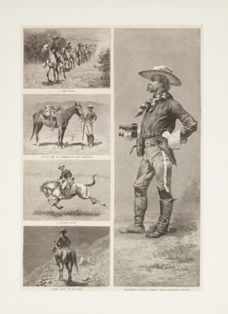 Lieutenant Johnson and the Tenth United States Cavalry in Arizona by Frederic Remington