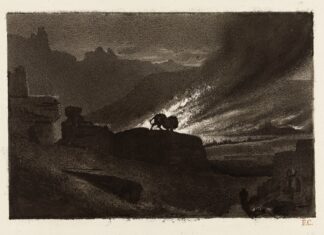 L’incendie by Fernand Cormon