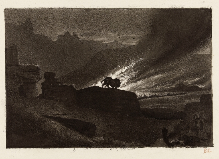 L’incendie by Fernand Cormon