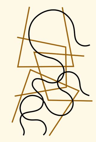 Linien geometrisch und gewellt by Myriam Thyes
