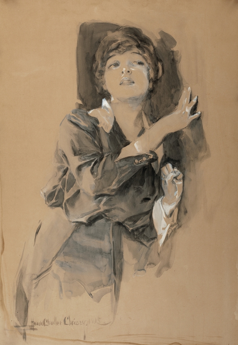 Listening by Howard Chandler Christy