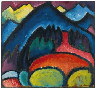 Lithograph Blue, The Boat by Wassily Kandinsky