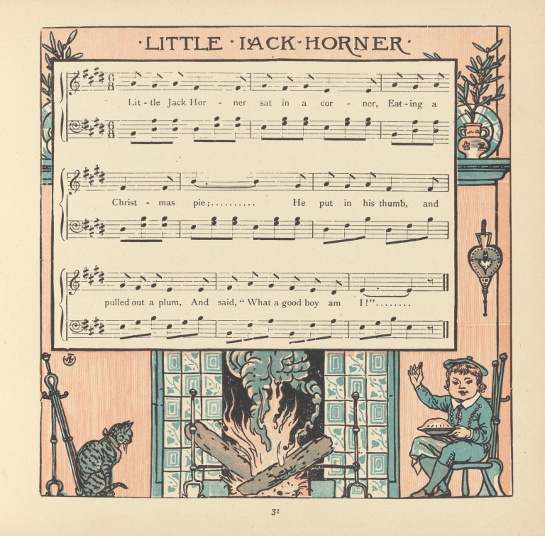 Little Jack Horner by Walter Crane