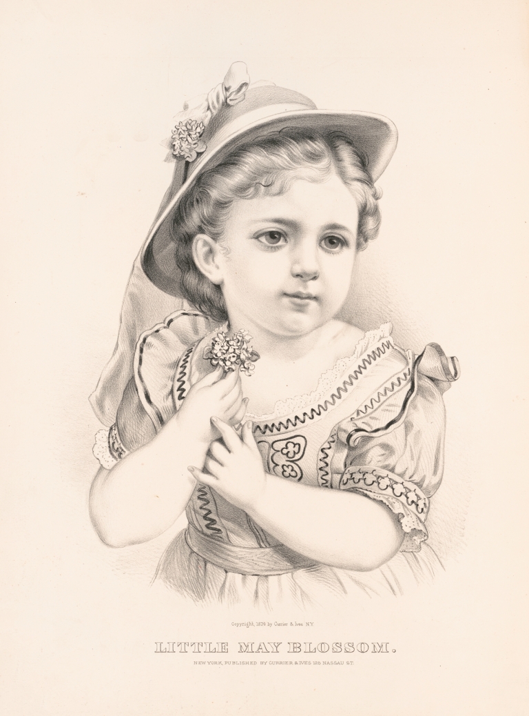 Little May blossom by Currier & Ives.
