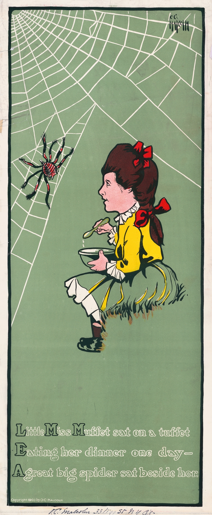 Little Miss Muffett by O.C Malcolm
