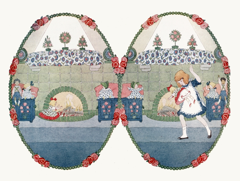 Little songs of long ago – more old nursery rhymes Pl 6 by Henriëtte Willebeek le Mair