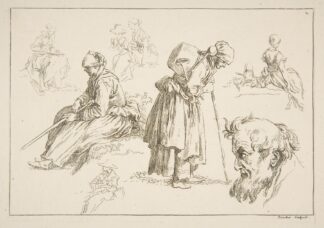 Livre d’étude d’après les desseins originaux de Blomart Pl.02 by François Boucher