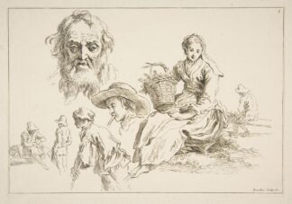 Livre d’étude d’après les desseins originaux de Blomart Pl.09 by François Boucher