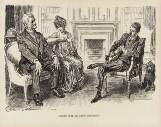 Looking over his latest investment by Charles Dana Gibson