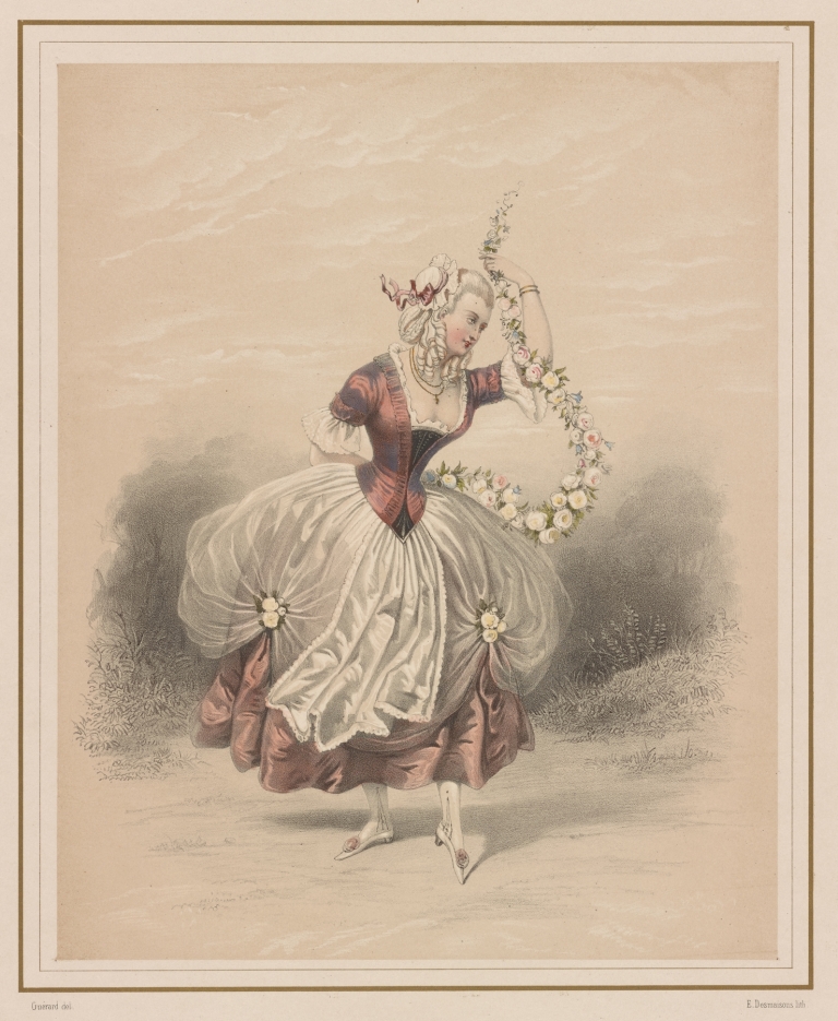L’Opéra. Mlle Guimard. La pastorale by Eugène Charles François Guérard