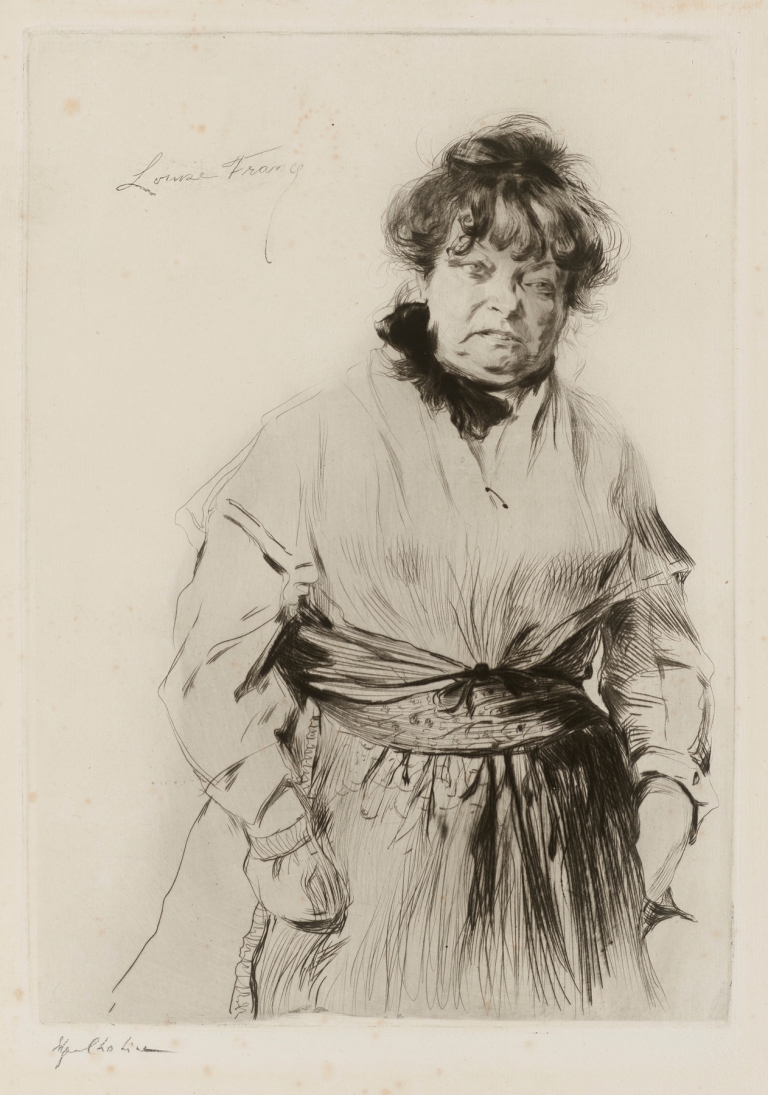 Louise France by Edgar Chahine