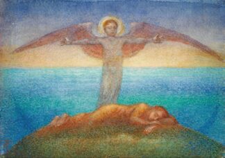 Love, the Comforter of Night by Phoebe Anna Traquair