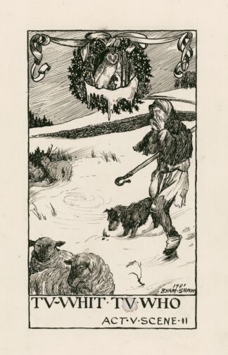 Love’s labours lost; Tu Whit Tu Who Act V Scene II by Byam Shaw