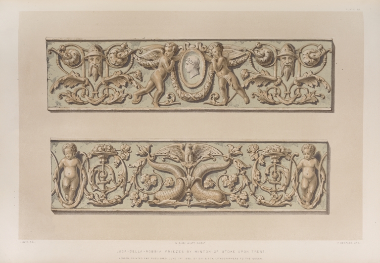 Luca-della-Robbia friezes by Matthew Digby Wyatt