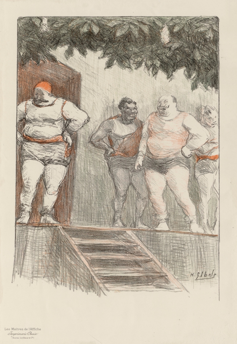 Lutteurs de foire by Henri-Gabriel Ibels