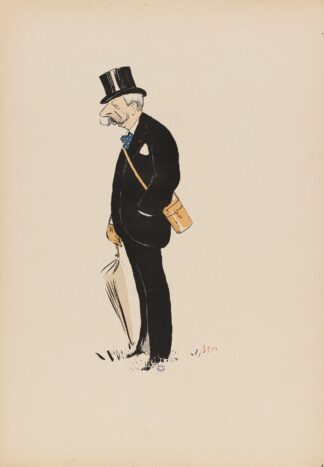 M. de Saint-Albin, directeur du Jockey-Club by Georges Goursat (Sem)