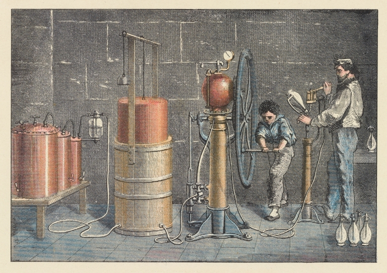 Machinery for Filling Bottles with Artificial Mineral Waters by John Howard Appleton