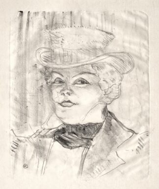 Madame Réjane by Henri de Toulouse-Lautrec