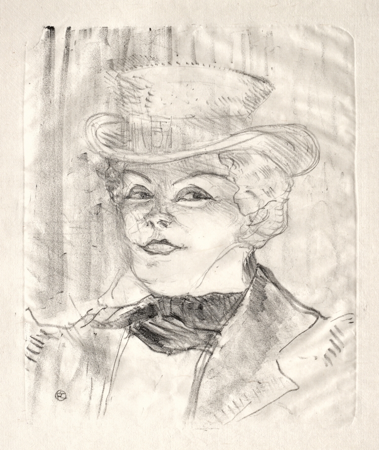 Madame Réjane by Henri de Toulouse-Lautrec