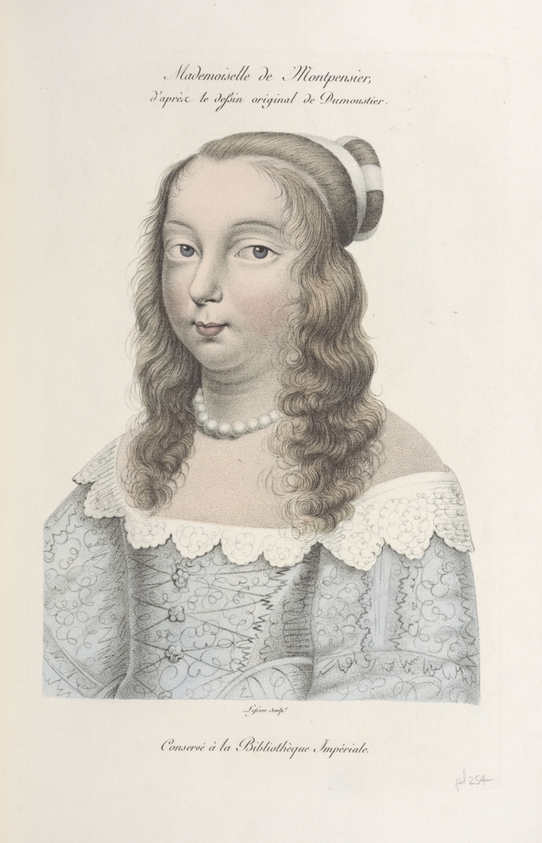 Mademoiselle de Montpensier by Nicolas Xavier Willemin