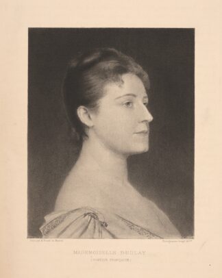 Mademoiselle Dudlay by Louis Maurice Boutet de Monvel