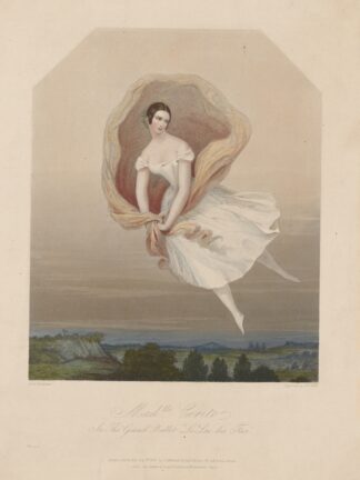 Madlle Cerito in the grand ballet Le lac des fées by Augusti Vizentini