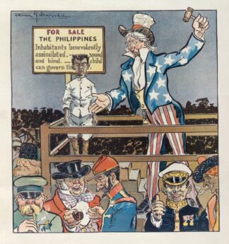 Make me an offer, gentlemen! by Frank Arthur Nankivell